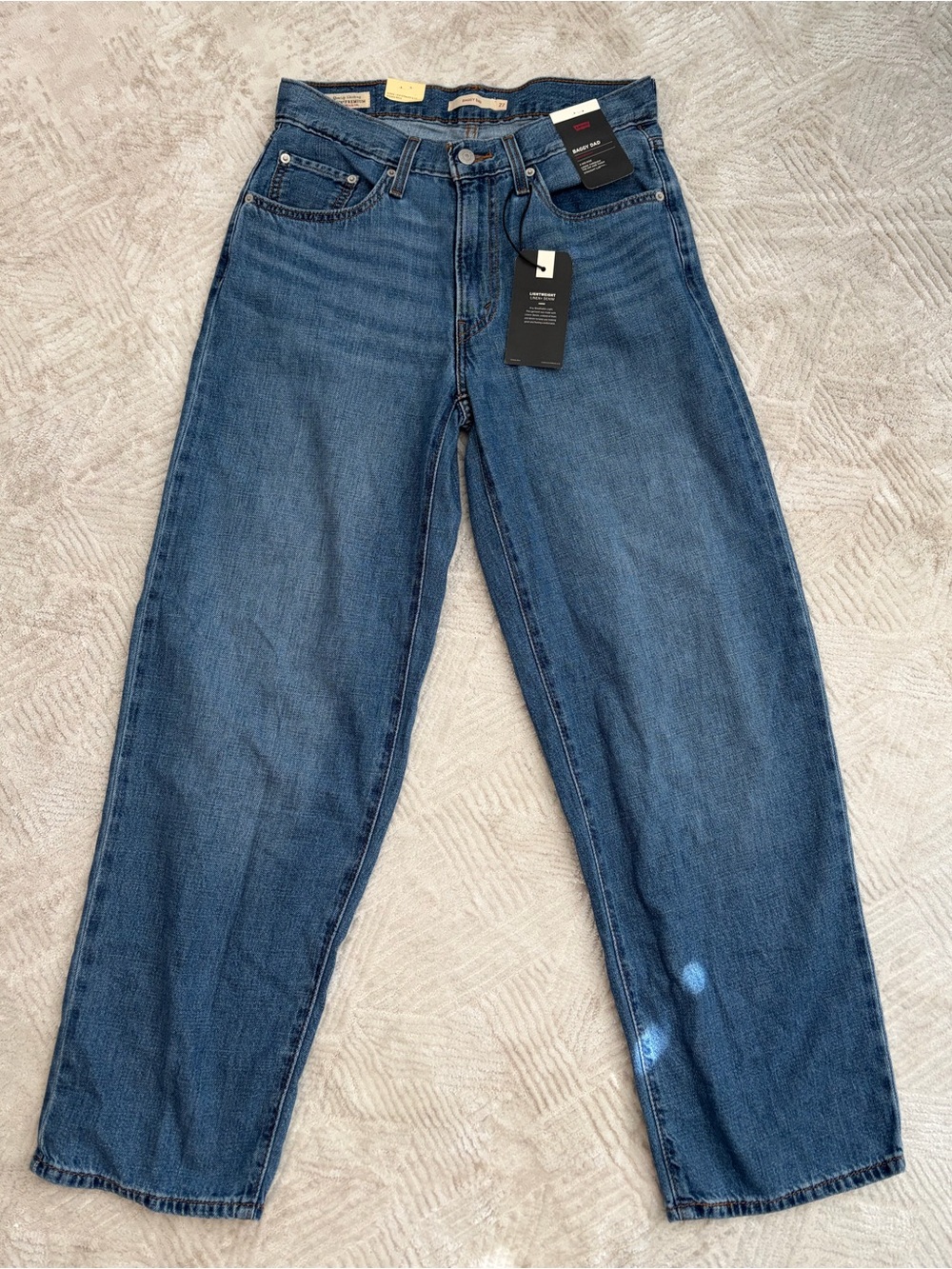 NEW Women’s Levi Linen + Denim Baggy Dad Jeans
